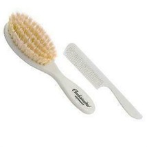 Ambassador Hairbrushes (by Faller) Baby Brushes Brush and Comb Set White 5127 - £11.27 GBP