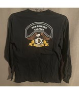 Harley Owner&#39;s Group New Orleans &quot;HOG&quot; Men&#39;s Long Sleeve Black SHIR Size M - £13.15 GBP