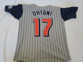 Shohei Ohtani #17 Los Angeles Angels Pinstripe MLB Majestic Jersey SMALL - $79.19