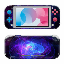 For Nintendo Switch Lite Protective Vinyl Skin Wrap Purple Swirl Decal  - $241.76 MXN