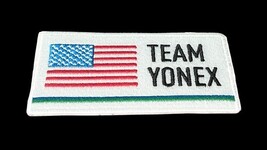 Team Yonex USA Flag Embroidered Patch Iron On Sew On New Tennis image 3