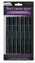 Crafter&#39;s Companion Spectrum Noir Alcohol Markers  Cool Grays  Pack of 6 - £24.18 GBP