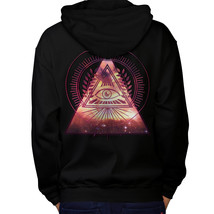 An item in the Fashion category: Illuminati Galaxy Sweatshirt Hoody Mystic Star Men Hoodie Back