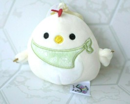 Squishmallows Todd The Easter Chick With Bandana Clip On Chicken Bird NWT - £14.15 GBP
