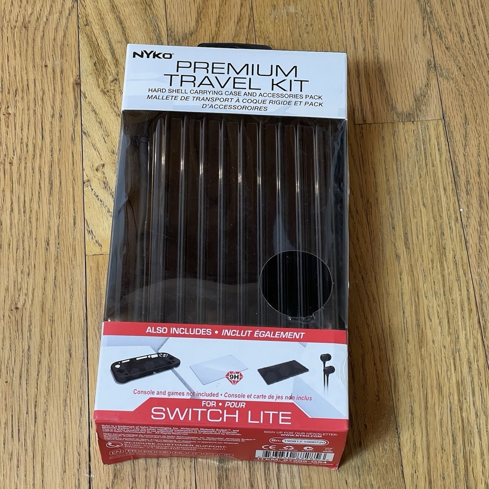 NEW Nyko Nintendo Switch Lite Premium Travel Kit with Case Accessory Pack - $6.30