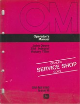 Model 35A Rotary Tiller Operator&#39;s Manual NOS Very Nice - £9.92 GBP