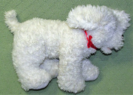 Build A Bear Dog Bichon Poodle White Stuffed Animal Plush Puppy 14&quot; Toy Maltese - £12.58 GBP