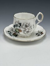 Vintage Royal Dover Bone China Teacup &amp; Saucer Crazing A50 - £9.08 GBP