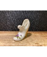 Vintage Miniature 1.5" Ladies Boot Bone China made in Japan Collectible - $5.40