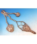 Sterling Silver India Chatelaine with Lion, Peacock, and Bull (#J3887) - $880.11 CAD