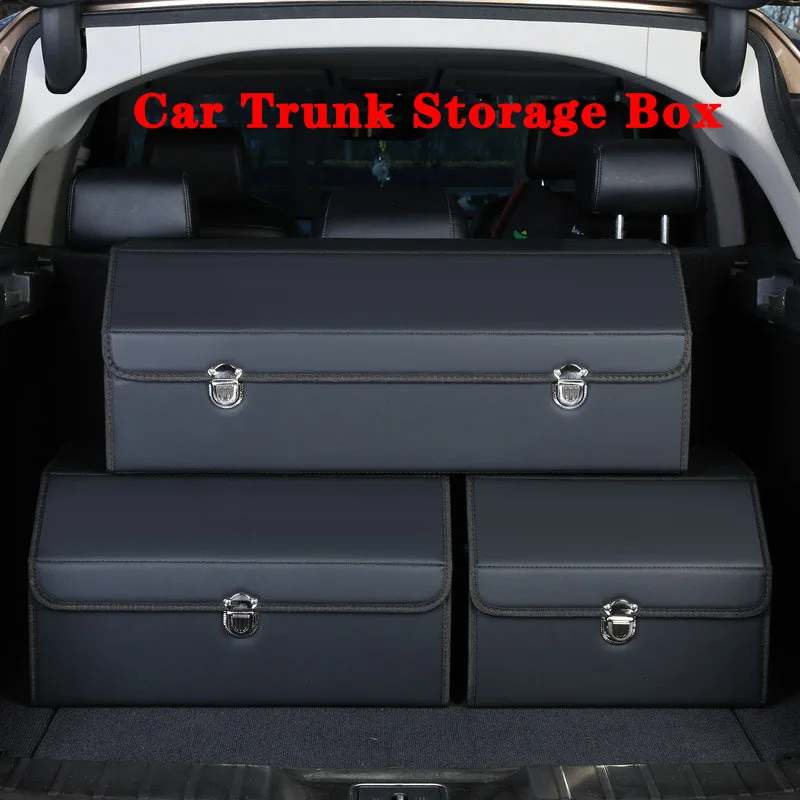 Car Trunk Organizer Box Large Capacity Auto Multiues Tools Storage Bag Stowing - £45.92 GBP+
