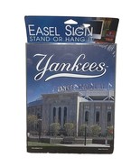 New York Yankees Yankee 8x10&quot; Stadium Easel Sign Stand Desk or Wall Deco... - $134.77 MXN