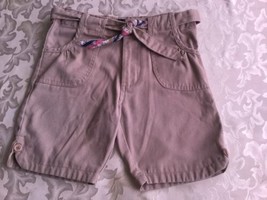 Girls Size 6X  U S Polo Assn shorts khaki uniform - £10.14 GBP