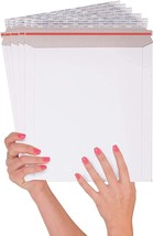 100 Rigid Mailers 9.75 x 12.25 Large Paperboard Envelopes Stay Flat Mailers - £90.17 GBP