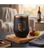 Sheehy Irish Coat of Arms Stemless Wine Travel Tumbler - $27.44