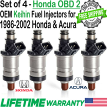 Genuine Flow Matched 4Pcs Keihin Fuel Injectors for 1998, 1999 Acura CL 2.3L I4 - $108.89