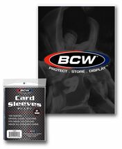 10 packs of 100 (1000) BCW Clear Standard Sized Card Sleeves - $15.86