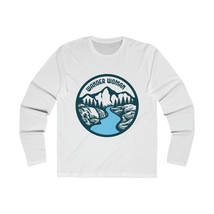 Wander Woman Slim Fit Long Sleeve Crew Tee-Mountains and River Graphic - £28.36 GBP+