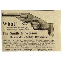 Smith And Wesson Guns 1894 Advertisement Victorian Revolvers Firearms AD... - $19.99