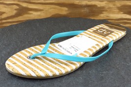 Dolce Vita Sz 7.5 M Blue Flip Flop Synthetic Women Sandals - £15.86 GBP