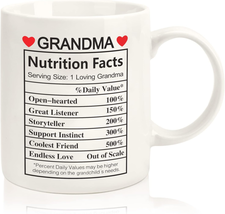 Mothers Day Gifts for Mom from Daughter Son,12 OZ Funny Coffee Mug,Gifts for Gra - £18.59 GBP
