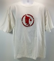 Vintage Limited Reebok Allen Iverson I3 White Red Logo 100% Cotton XL Men Shirt - £23.34 GBP