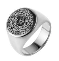 Seals of The Seven Archangels Rings Choker Statement - £35.18 GBP