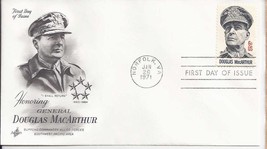 Gen Douglas Macarthur 1971 &quot; I Shall Return&quot; First Day Cover - £3.09 GBP