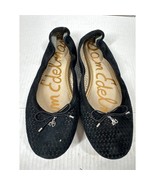 Sam Edelman Ballet Flats Womens Black Felicia Ballet Bow Slip On Textile... - $557.80 MXN