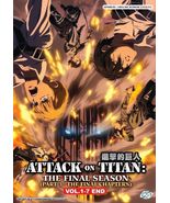 Attack On Titan The Final Season Part 3 : The Final Chapters DVD [Levi Gift] - $23.99