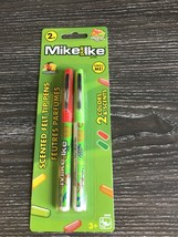 New Mike And Ike Scented Pens 2 Colors 2 Scents Candy Scented Felt Tip Pens - £3.58 GBP