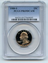 1988 S 25C Washington Quarter Proof PCGS PR69DCAM  20180169 - £15.03 GBP