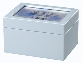 Howard Miller 800-207(800207) Precious Blue Memorial Funeral Cremation Urn Chest - £85.99 GBP