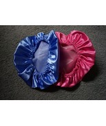 Two (2) AMAZERBATH Pink &amp; Blue Shower Caps Quality Bath Cap New in Origi... - £6.25 GBP