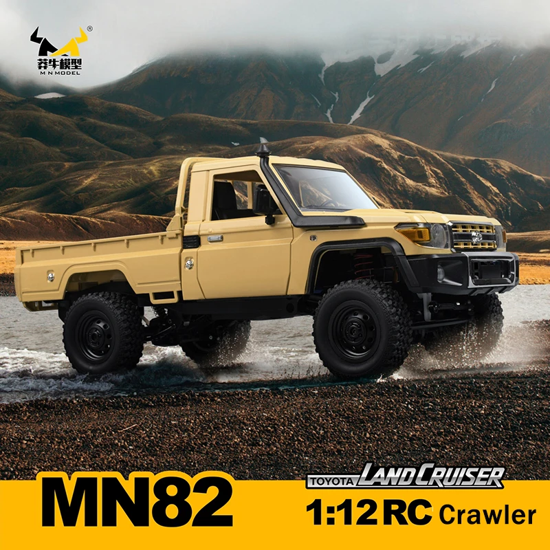 MN82 RC Crawler 1:12 Full Scale Pick Up Truck 2.4G 4WD Off-road Car Controllable - £80.13 GBP