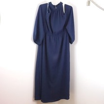 Shein Curve Women&#39;s 4XL Polyester Cut-Out Cold Shoulder Mock Neck Maxi Dress - £12.56 GBP