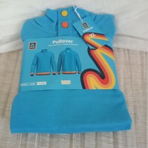 ALDI 2023 Gear Capsule Cotton Pullover Lt Blue SUPER FAN Rainbow Sweatshirt XL - £35.49 GBP