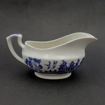 Vintage Churchill Blue Willow Fine English Tableware Gravy Boat Made in ... - $761.39 MXN