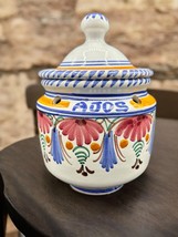 Vintage Spanish Pottery Garlic Keeper &quot;Ajos&quot; 7&quot; Tall - $29.69