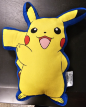 Pokemon 15” PIKACHU Plush Soft Pillow Thumbs Up Northwest Yellow Blue 2020 - £11.13 GBP