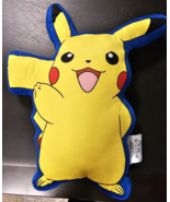 Pokemon 15” PIKACHU Plush Soft Pillow Thumbs Up Northwest Yellow Blue 2020 - £11.17 GBP