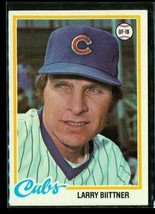 Vintage 1978 Topps Baseball Trading Card #346 Larry Biittner Chicago Cubs - £7.68 GBP