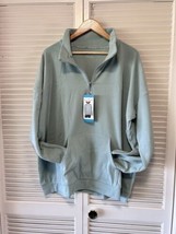 Marc New York NY Plus Size 2X Ribbed Jade Green Pullover Sweatshirt NWT - £18.61 GBP