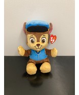 Chase 2025 Ty Beanie Baby (Soft Plushy Version) 6&quot; Paw Patrol Dog MWMT - $9.49