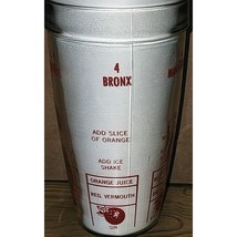 Vintage Barware Bloomfield Industries Glass Shaker Tumbler Drink Mix Rec... - $217.62 MXN