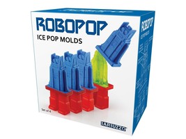 KidsFunwares Robo Pop Ice Pop Molds 4 Pc Set ROBOPOP Robot Droid Popsicles - £5.73 GBP