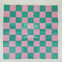 Barbie Ice Cream Shoppe Checkered Place Mat 1986 Doll Furniture Replacem... - $5.53