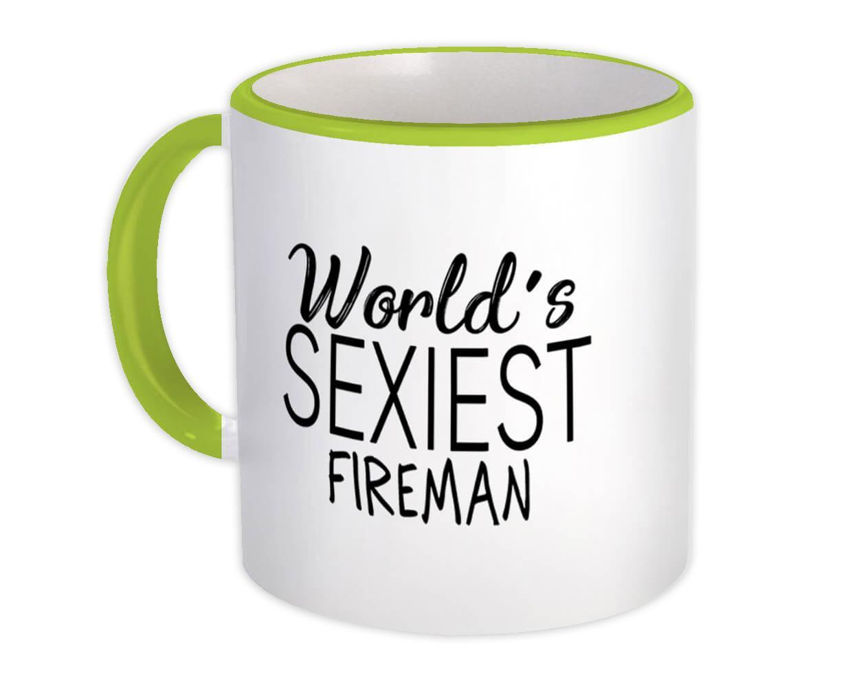 Worlds Sexiest FIREMAN : Gift Mug Profession Work Friend Coworker Item image 9