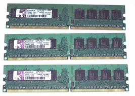 3x 512MB Kingston Memory DDR2 PC2-4200 533MHz KF6761-ELG37 Non-ECC - $15.00