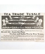 1897 Ceylon And India Tea Advertisement Victorian Hot Beverage Teas DWPP23 - $372.93 MXN